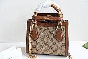 Bagsaaa Gucci Diana 1947 Mini Top Handle Bag - 20x16x10cm - 5