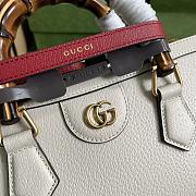 	 Bagsaaa Gucci Diana Small Shoulder Bag White Leather - 27x15.5x11cm - 6