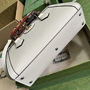 	 Bagsaaa Gucci Diana Small Shoulder Bag White Leather - 27x15.5x11cm - 3