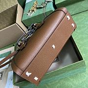 	 Bagsaaa Gucci Diana Small Shoulder Bag Brown Leather - 27x15.5x11cm。 - 2