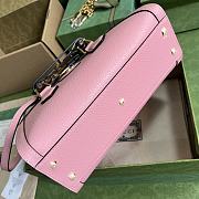 	 Bagsaaa Gucci Diana Small Shoulder Bag Pink Leather - 27x15.5x11cm。 - 2