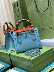 Bagsaaa Gucci Diana GG tote bag light blue - 20*16*10cm - 1