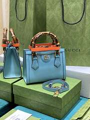 Bagsaaa Gucci Diana GG tote bag light blue - 20*16*10cm - 6
