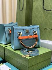 Bagsaaa Gucci Diana GG tote bag light blue - 20*16*10cm - 3