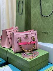 Bagsaaa Gucci Diana GG tote bag pink - 20*16*10cm - 6