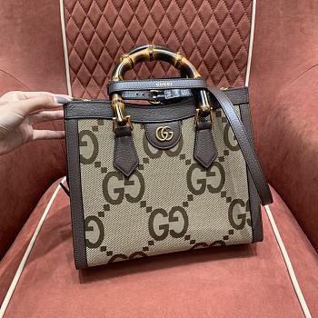 Bagsaaa Gucci Diana GG Jumbo tote bag - 27x24x11cm