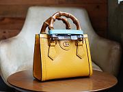 	 Bagsaaa Gucci Diana GG tote bag yellow - 20*16*10cm - 6
