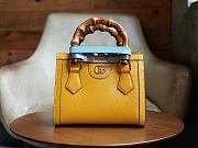 	 Bagsaaa Gucci Diana GG tote bag yellow - 20*16*10cm - 5