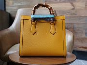 	 Bagsaaa Gucci Diana GG tote bag yellow - 27x24x11cm - 4