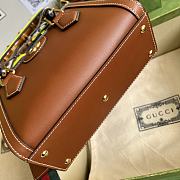 Bagsaaa Gucci Diana GG tote bag brown - 20*16*10cm - 4