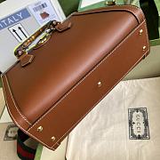 Bagsaaa Gucci Diana GG tote bag brown - 27x24x11cm - 6