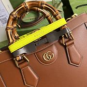 Bagsaaa Gucci Diana GG tote bag brown - 27x24x11cm - 2