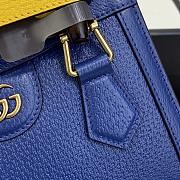 Bagsaaa Gucci Diana GG tote bag dark blue - 20*16*10cm - 2