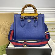 	 Bagsaaa Gucci Diana GG tote bag dark blue - 27x24x11cm - 1