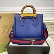 	 Bagsaaa Gucci Diana GG tote bag dark blue - 27x24x11cm - 6