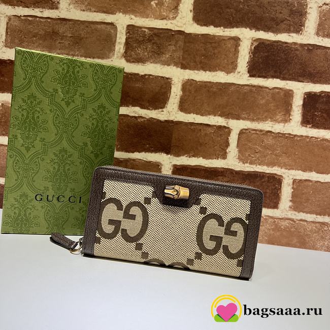 Bagsaaa Gucci Diana GG Jumbo wallet 19cm×10.5cm×2cm - 1