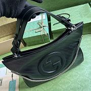 Bagsaaa Gucci Interlocking G Blondie Tote Bag Black - 34.5x 41x 8cm - 6