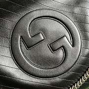 Bagsaaa Gucci Interlocking G Blondie Tote Bag Black - 34.5x 41x 8cm - 3