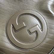 	 Bagsaaa Gucci Interlocking G Blondie Tote Bag Taupe - 34.5x 41x 8cm - 6