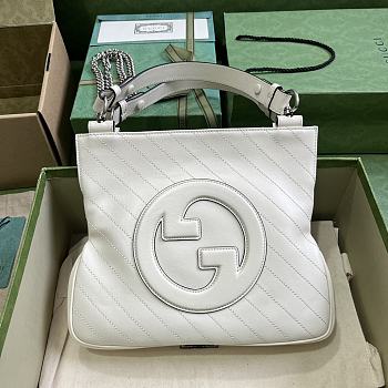 	 Bagsaaa Gucci Interlocking G Blondie Tote Bag White - 24x 30x 6cm