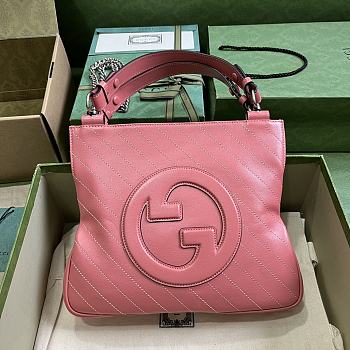 	 Bagsaaa Gucci Interlocking G Blondie Tote Bag pink - 24x 30x 6cm