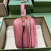 Bagsaaa Gucci Blondie Top Handle Pink Leather Bag - 17x15x9cm - 2