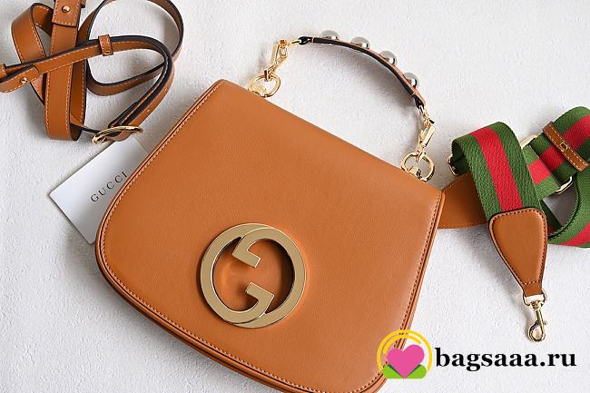 Bagsaaa Gucci Blondie medium brown bag - 29x22x7cm - 1