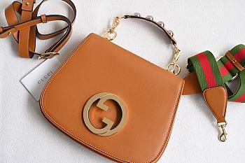 Bagsaaa Gucci Blondie medium brown bag - 29x22x7cm