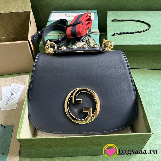 	 Bagsaaa Gucci Blondie medium grey bag - 29x22x7cm - 1