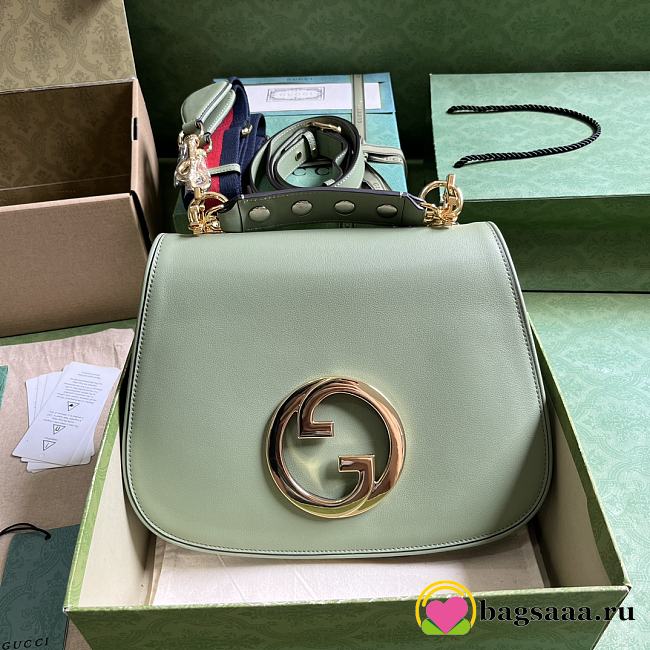 	 Bagsaaa Gucci Blondie medium Green bag - 29x22x7cm - 1