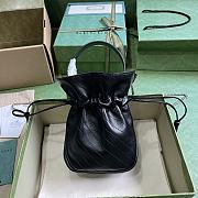 Bagsaaa Gucci Blondie Bucket Black Bag - 19x 15x 8cm - 6