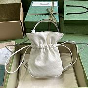 	 Bagsaaa Gucci Blondie Bucket White Bag - 19x 15x 8cm - 3