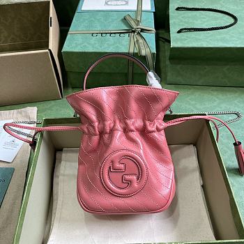 	 Bagsaaa Gucci Blondie Bucket Pink Bag - 19x 15x 8cm