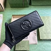 Bagsaaa Gucci Blondie Zippy Wallet Black - 19.5x11x3cm - 1