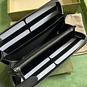 Bagsaaa Gucci Blondie Zippy Wallet Black - 19.5x11x3cm - 3