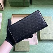 Bagsaaa Gucci Blondie Zippy Wallet Black - 19.5x11x3cm - 2