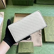 	 Bagsaaa Gucci Blondie Zippy Wallet White - 19.5x11x3cm - 4