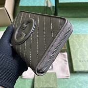 	 Bagsaaa Gucci Blondie Zippy Wallet Taupe - 19.5x11x3cm - 4