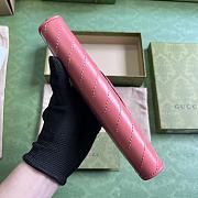 	 Bagsaaa Gucci Blondie Zippy Wallet Pink - 19.5x11x3cm - 4