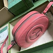	 Bagsaaa Gucci Blondie Round Bag Pink - 15x 20x 8cm - 3