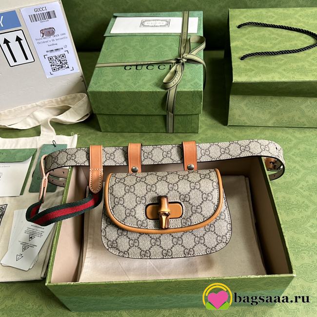 Bagsaaa Gucci Bamboo 1947 Belt Bag - 18x 11.5x 6cm - 1