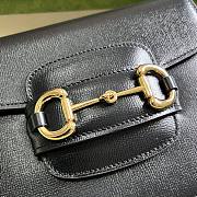 	 Bagsaaa Gucci Horsebit 1955 Mini Rounded Bag Black - 18*17*6.5cm - 2