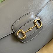 Bagsaaa Gucci Horsebit 1955 Grey - 30*21*7.5cm - 2