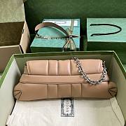 Bagsaaa Gucci Horsebit Chain Medium Shoulder Bag In Rose Beige  - 4
