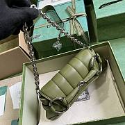 Bagsaaa Gucci Horsebit Chain Small Shoulder Bag green  - 4
