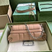 Bagsaaa Gucci Horsebit Chain Small Shoulder Bag beige - 5