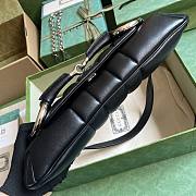 Bagsaaa Gucci Horsebit Chain Medium Shoulder Bag In Black - 4