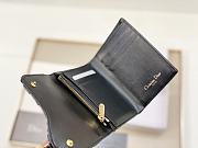 Bagsaaa Dior Oblique Saddle Wallet - 10*8.5*2.5cm - 2