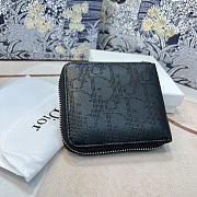 Bagsaaa Dior Black Leather Wallet - 11 x 9cm - 4