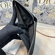 Bagsaaa Dior Black Leather Wallet - 11 x 9cm - 3